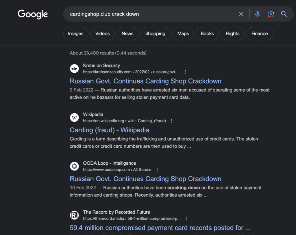 Cardingshop.online is legit or scam