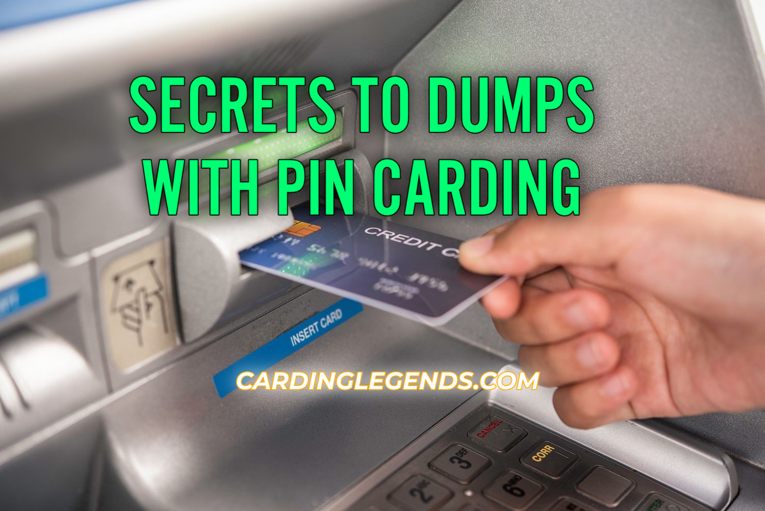 Dumps with pin carding secrets exposed today must read!!!